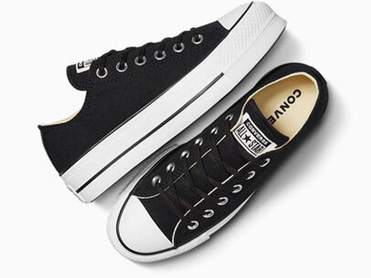  Platform  Chuck Taylor All Star Platform Canvas Negras (Hasta la talla 39) 4