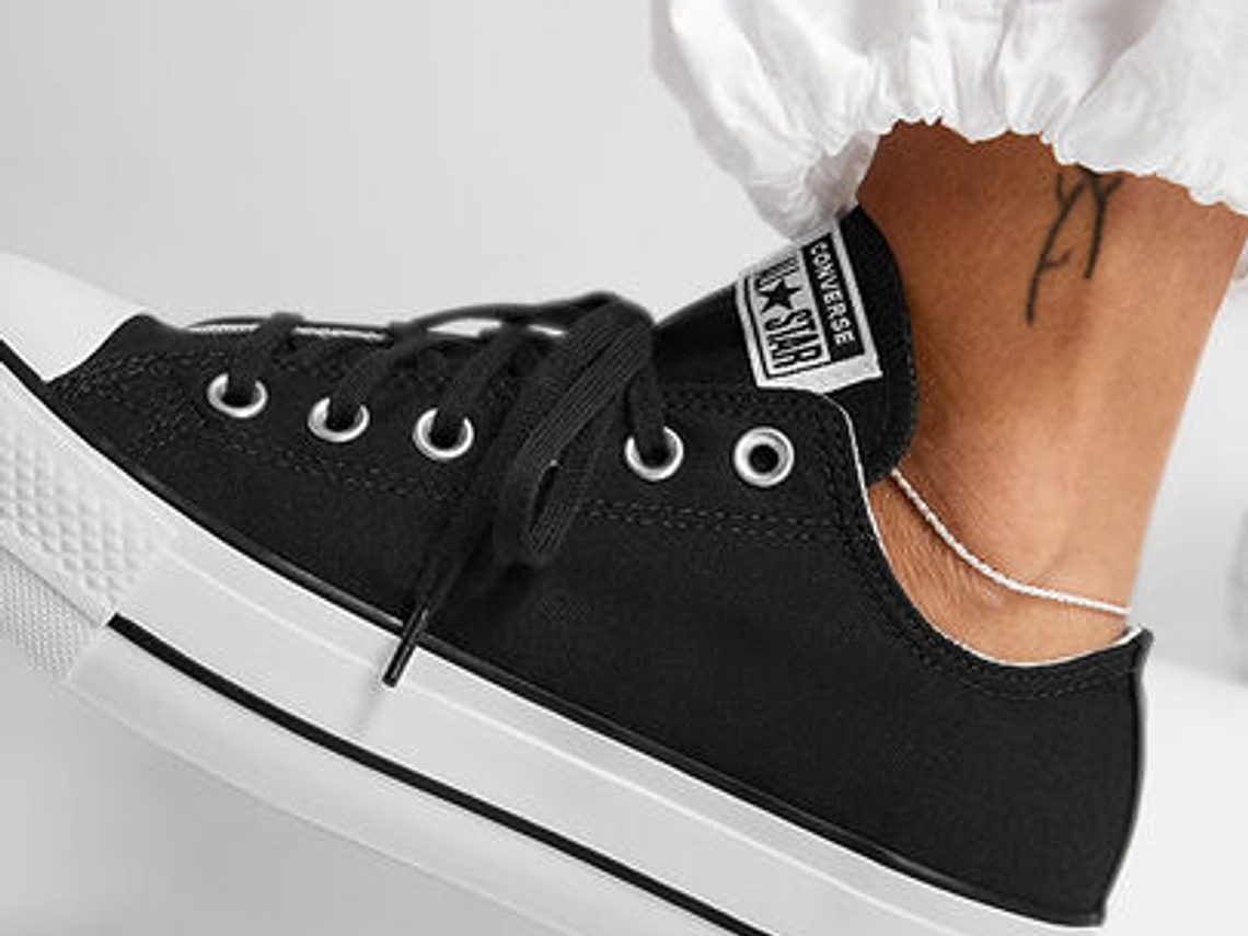  Platform  Chuck Taylor All Star Platform Canvas Negras (Hasta la talla 39) 5