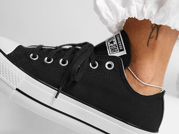  Platform  Chuck Taylor All Star Platform Canvas Negras (Hasta la talla 39) 5