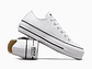  Platform  Chuck Taylor All Star Platform Canvas - Blancas - Miniatura 1