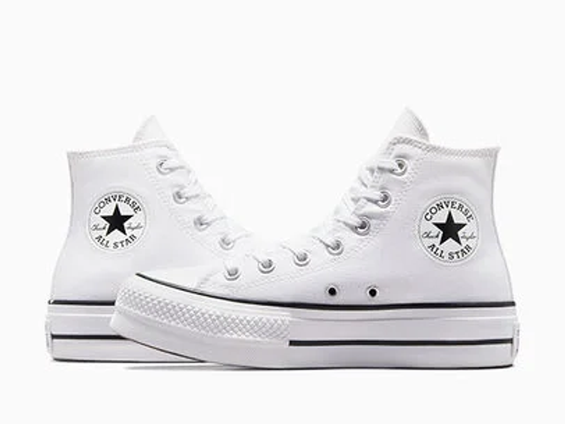 Bota Chuck Taylor All Star Platform - blanco  2