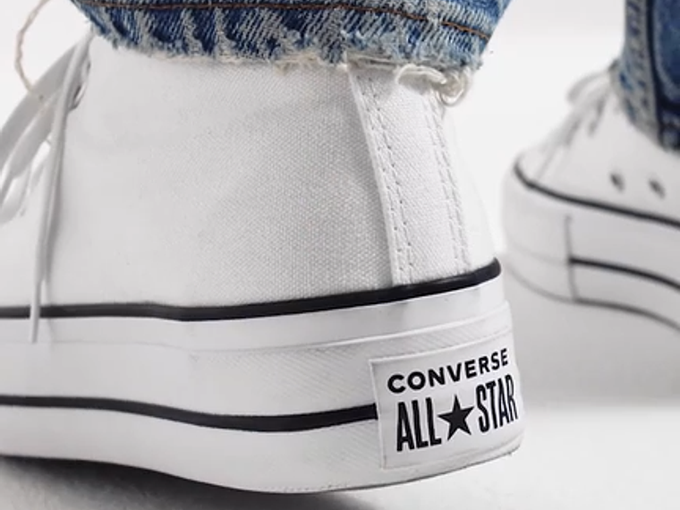 Bota Chuck Taylor All Star Platform - blanco  9