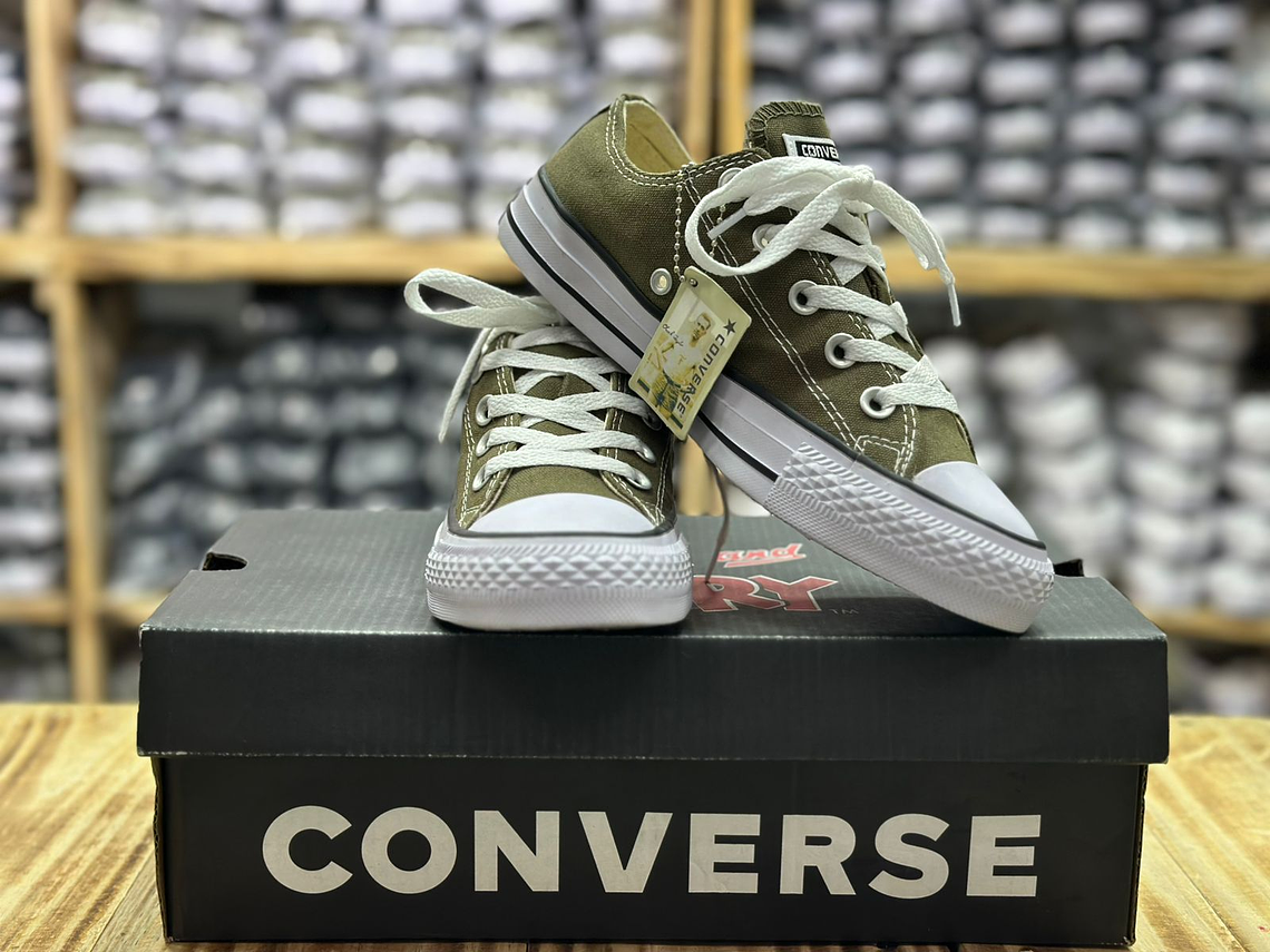 ZAPATILLA TENIS CONVERSE CHUCK TAYLOR ALL STAR UNISEX- VERDE MILITAR 1