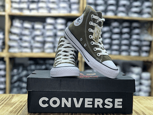 BOTA CONVERSE CHUCK TAYLOR ALL STAR UNISEX VERDE MILITAR