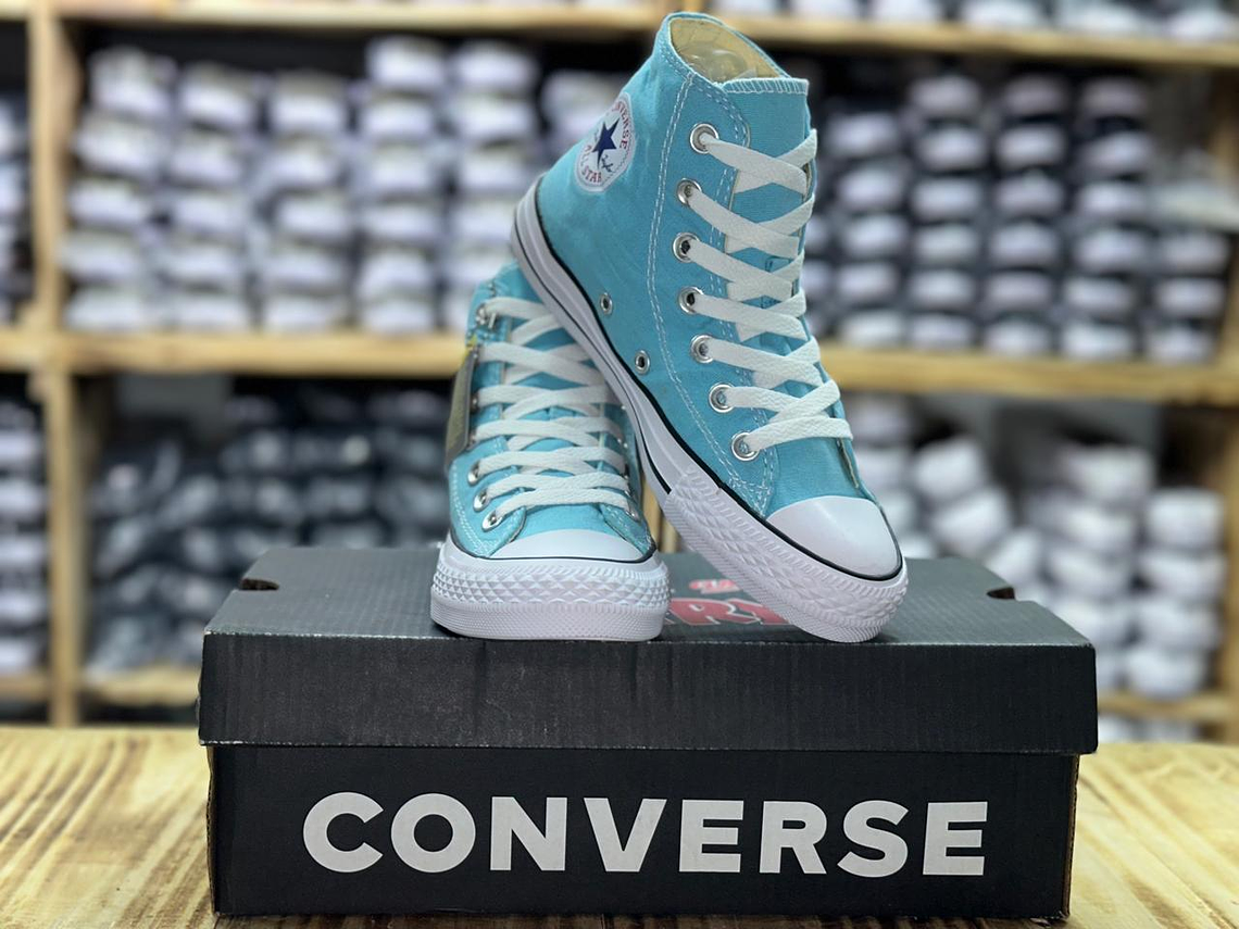 BOTA CONVERSE CHUCK TAYLOR ALL STAR UNISEX  AZUL CELESTE 1