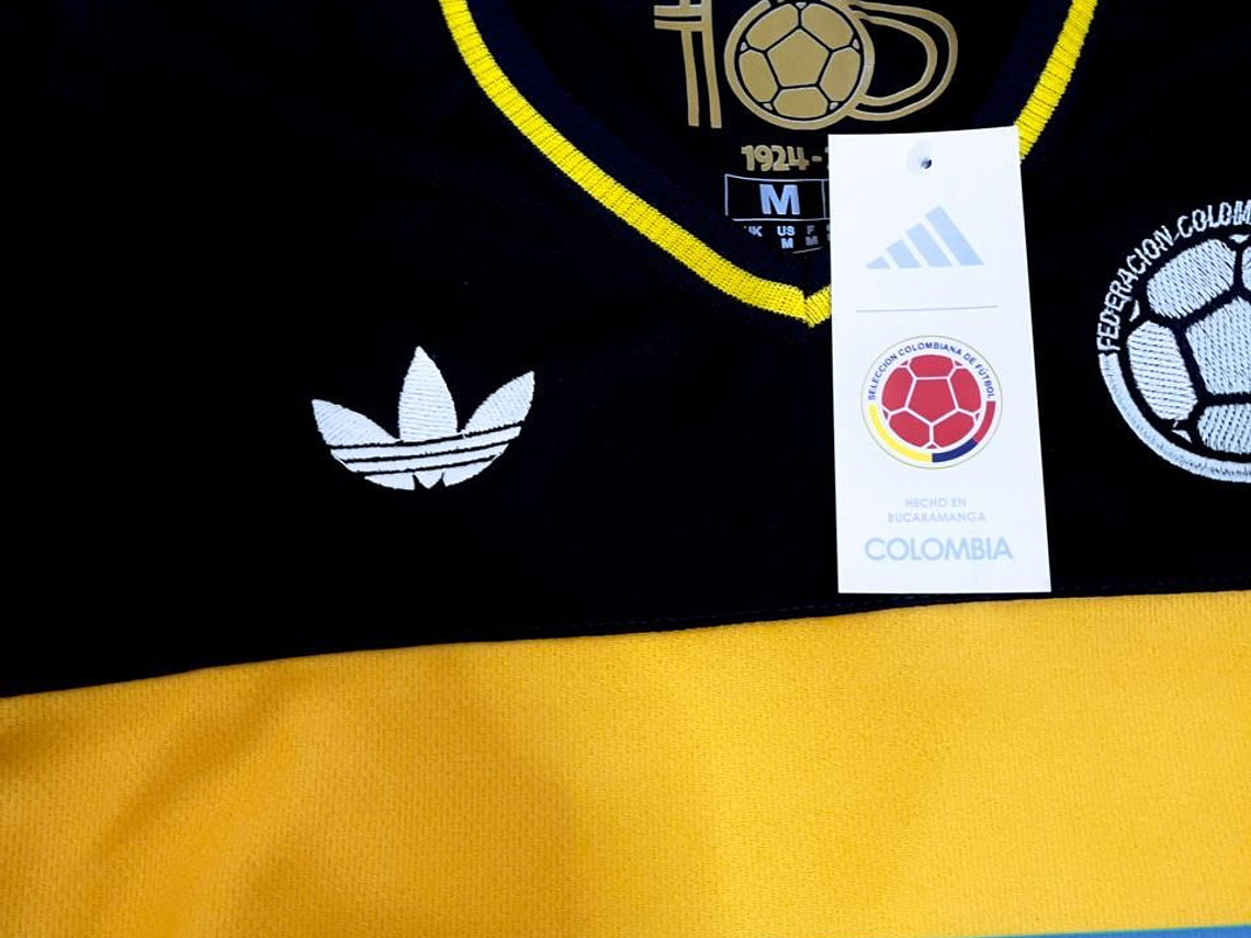 Camiseta Colombia Edicion Especial 100 Aniversario Negro 2024-2025 3