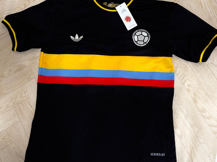Camiseta Colombia Edicion Especial 100 Aniversario Negro 2024-2025 4