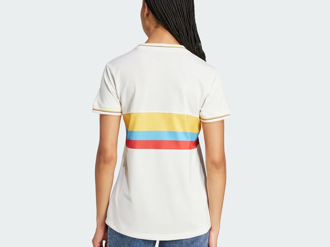 Camiseta Colombia Edicion Especial 100 Aniversario BLANCA 2024-2025 2