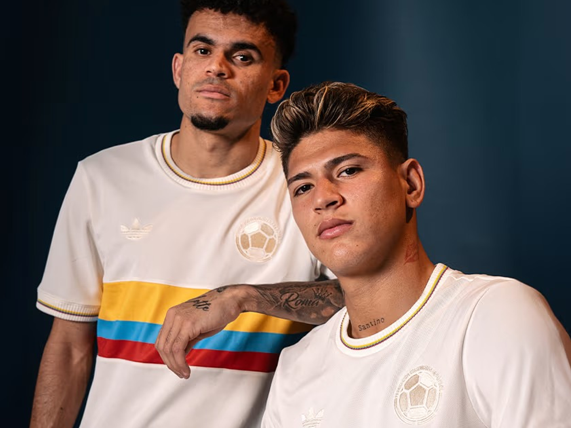 Camiseta Colombia Edicion Especial 100 Aniversario BLANCA 2024-2025 4