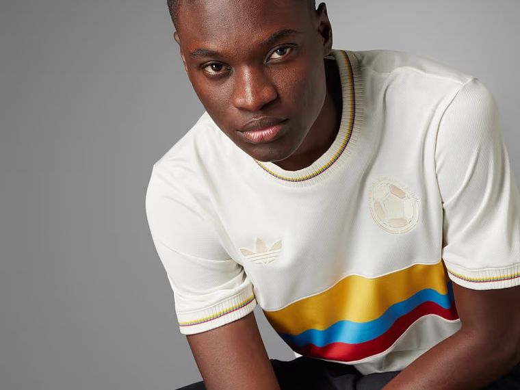 Camiseta Colombia Edicion Especial 100 Aniversario BLANCA 2024-2025 7