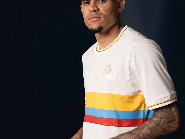 Camiseta Colombia Edicion Especial 100 Aniversario BLANCA 2024-2025 8