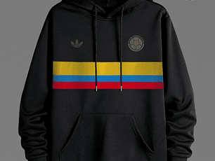 Buso 100 años  seleccion colombia balnco y negro 