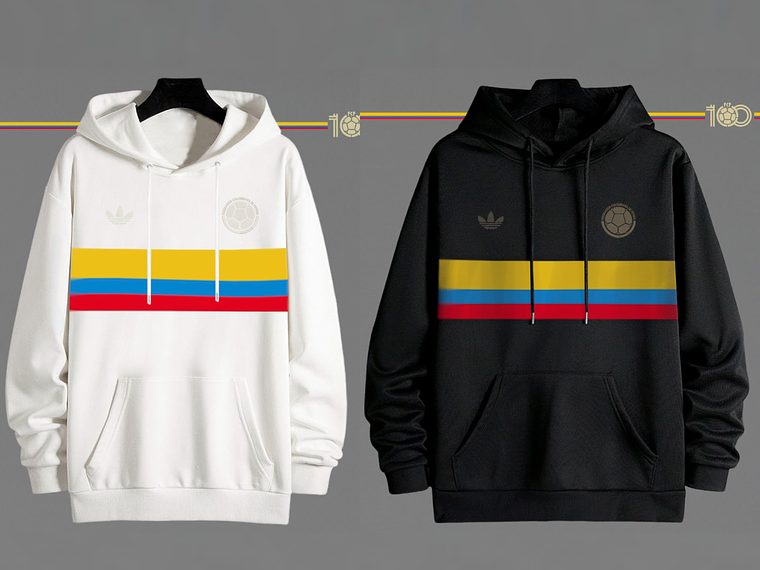 Buso 100 años  seleccion colombia balnco y negro  3