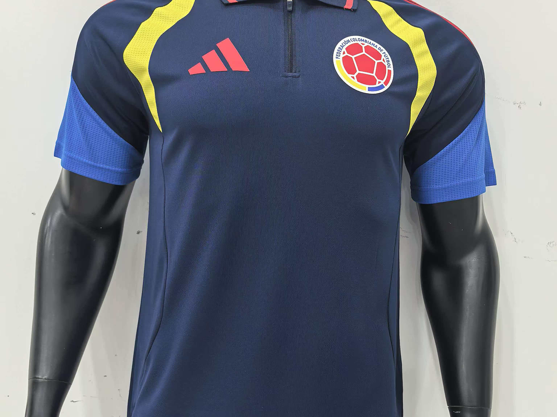 Polo de Entrenamiento Selección Colombia azul de Hombre 2