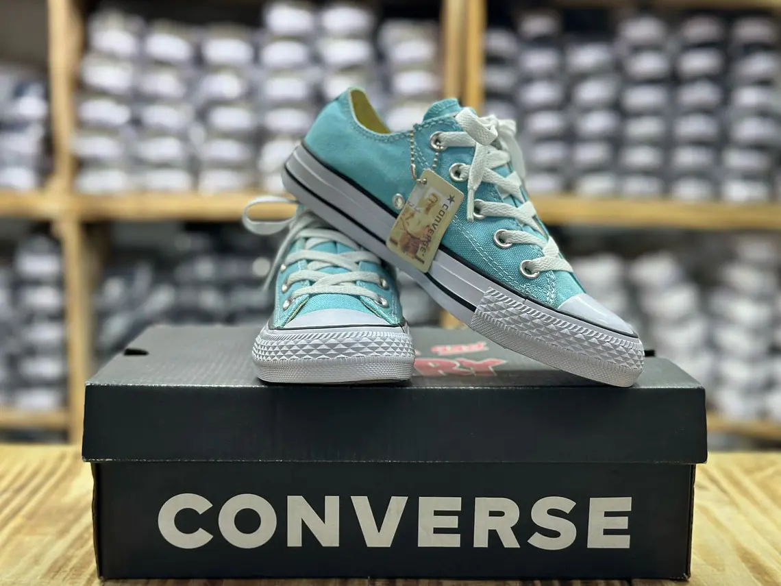 ZAPATILLA TENIS CONVERSE CHUCK TAYLOR ALL STAR UNISEX- AZUL  CELESTE 2