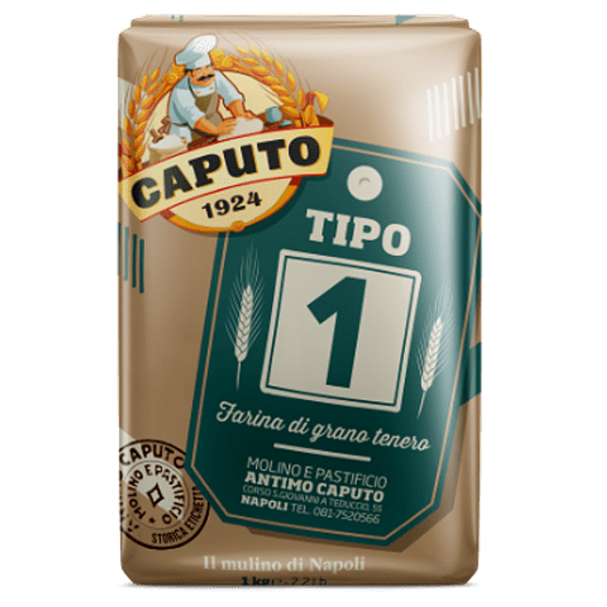 MULINO CAPUTO, 10x 1Kg de farine à pizza type 00 'CUOCO