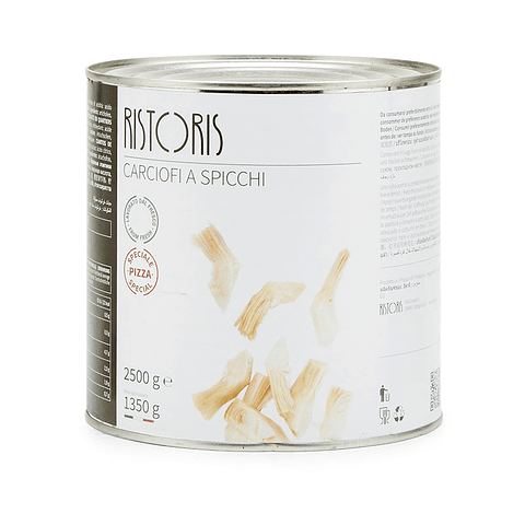 Cuartos de alcachofas 2500 gr