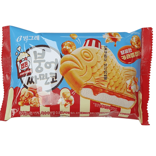 Helado Coreano Samanco Camarel Popcorn 150MLx30