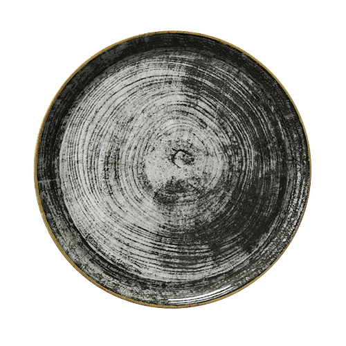 Plato Pizza Black Round 6x33CM