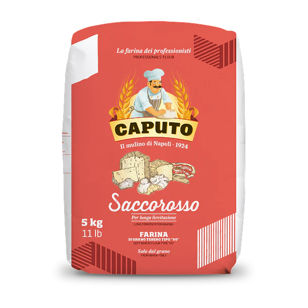 Harina Fuerza 00 Saccorosso 5KG 2