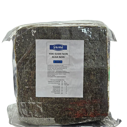 Alga Nori Blue ECO 100 Hojas 