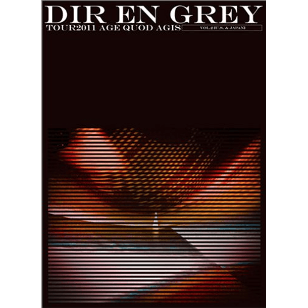 [LIVE] Tour 2011 Age Quod Agis Vol.2 [U.S. & Japan](Limited Edition) DVD 