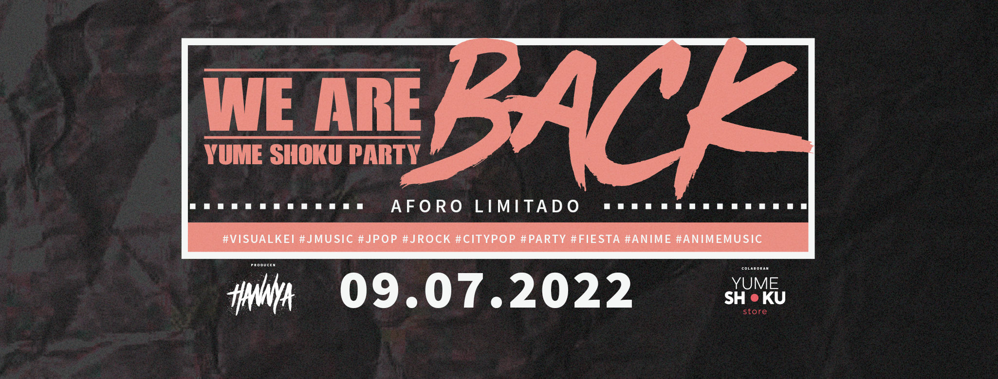 ENTRADAS YUME SHOKU PARTY