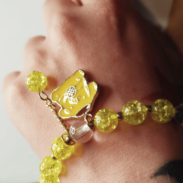 [Pulsera] Pulsera elasticada POMPOMPURIN/KUROMI 3