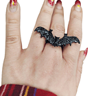 [Anillos] ANILLO MURCIÉLAGO NEGRO 2