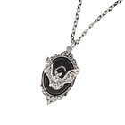 [COLLAR] COLLAR CAMAFEO MURCIÉLAGO NEGRO/ROJO 3