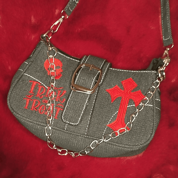 [CARTERA] Cartera baguette Trick or treat 1