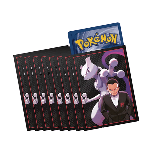 Fundas Pokémon TCG: Destined Rivals - Giovanni y Mewtwo
