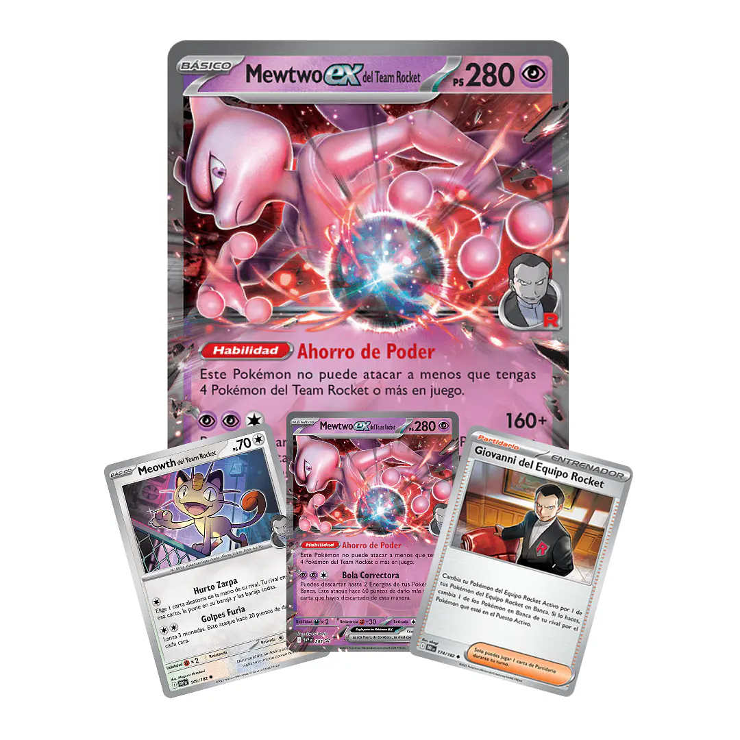 Caja Mewtwo Ex del Equipo Rocket [Español] 2