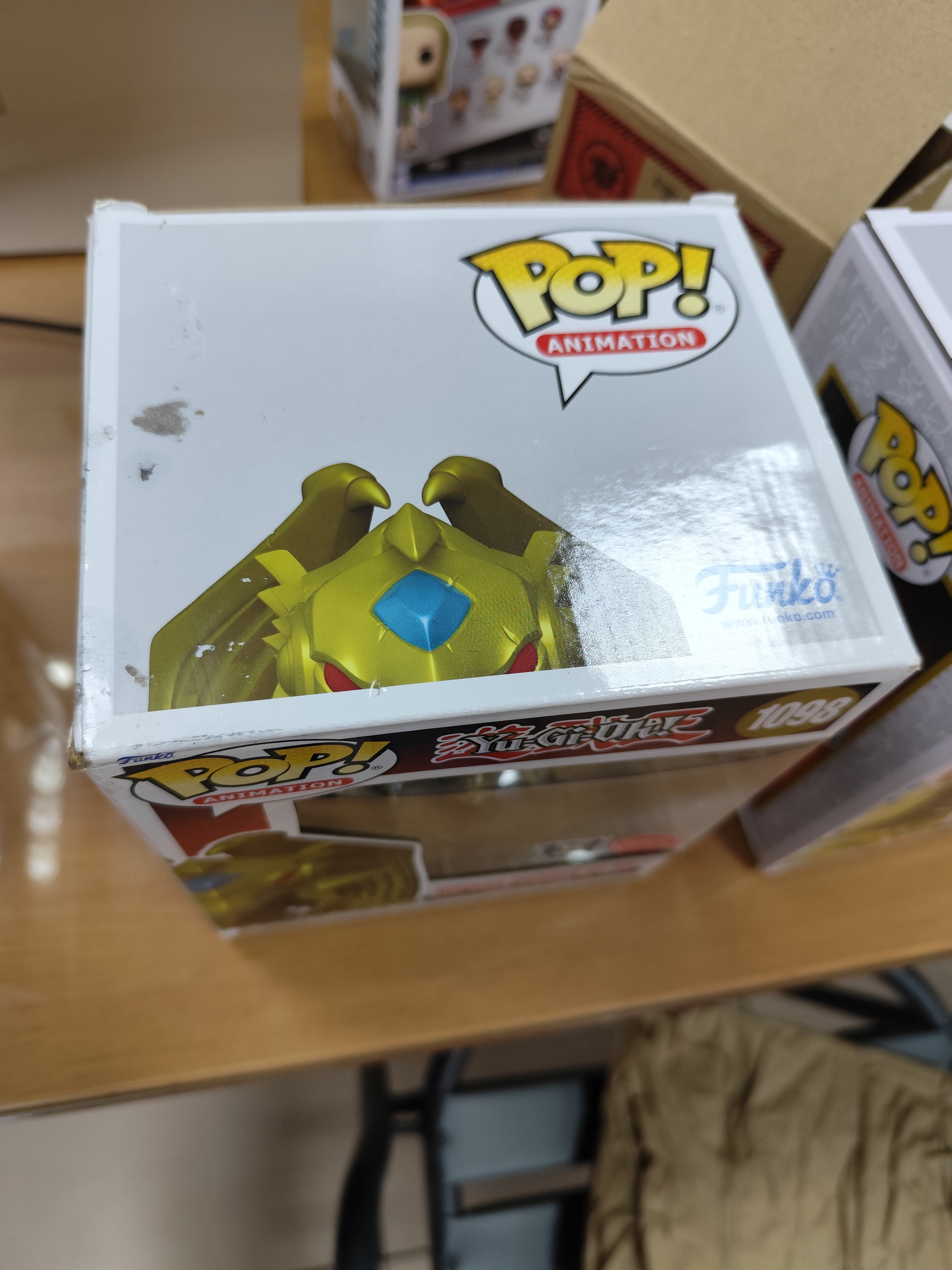 Funko POP Yu-Gi-Oh! Winged Dragon of Ra! 1098 GameStop exclusivo 25º aniversário 2