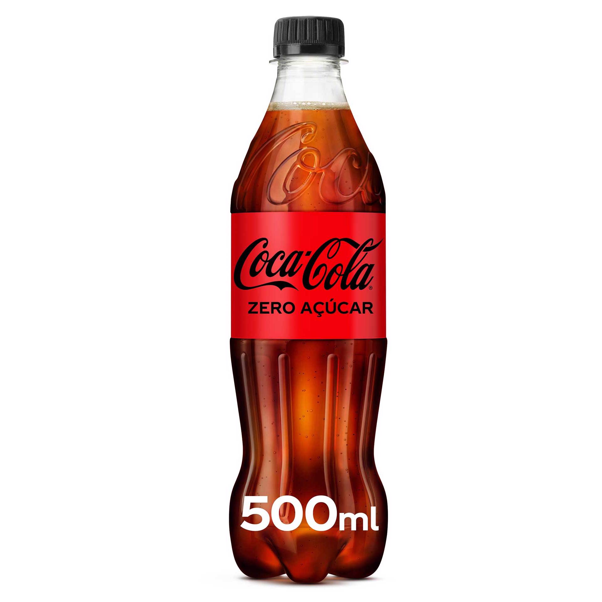 Coca-Cola Zero Açucar Garrafa 0,50ml 1