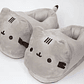 Pantufa Chinelo Pusheen Gato Kawaii Fofo Peluche - Thumbnail 2