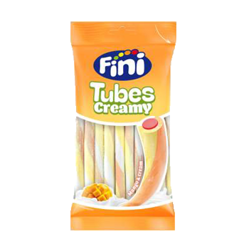 Gomas Fini Tubes Creamy Strawberry Banana & Cream 80 gr 1