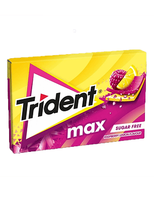Pastilhas Elásticas Max Framboesa Limão Trident 20 gr