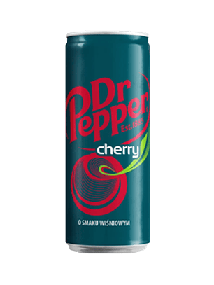 Dr Pepper Cereja Sleek 330 ml