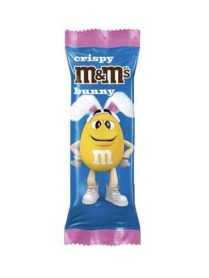 M&M's Coelho de Páscoa Crispy de Chocolate ao Leite 29g
