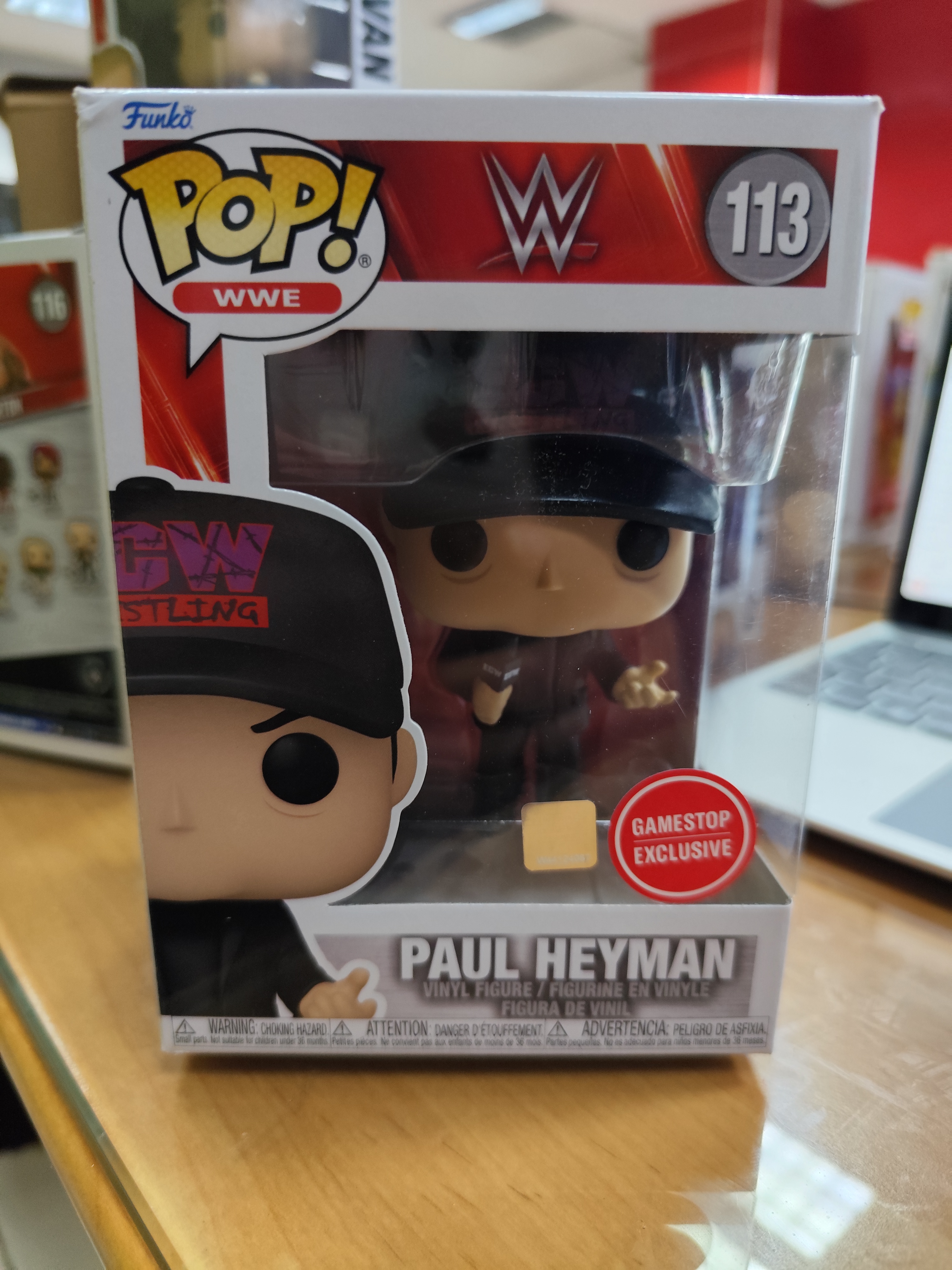 Pop Funko WWE Paul Heyman 113 Exc Game Stop 1