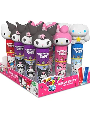 Chupa Relkon Hello Kitty e Friends 3D Yammiez Pop