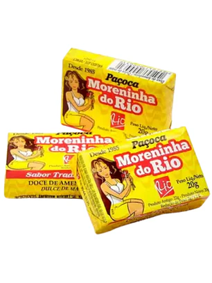 Paçoca Quadrada Moreninha do Rio 20Gr
