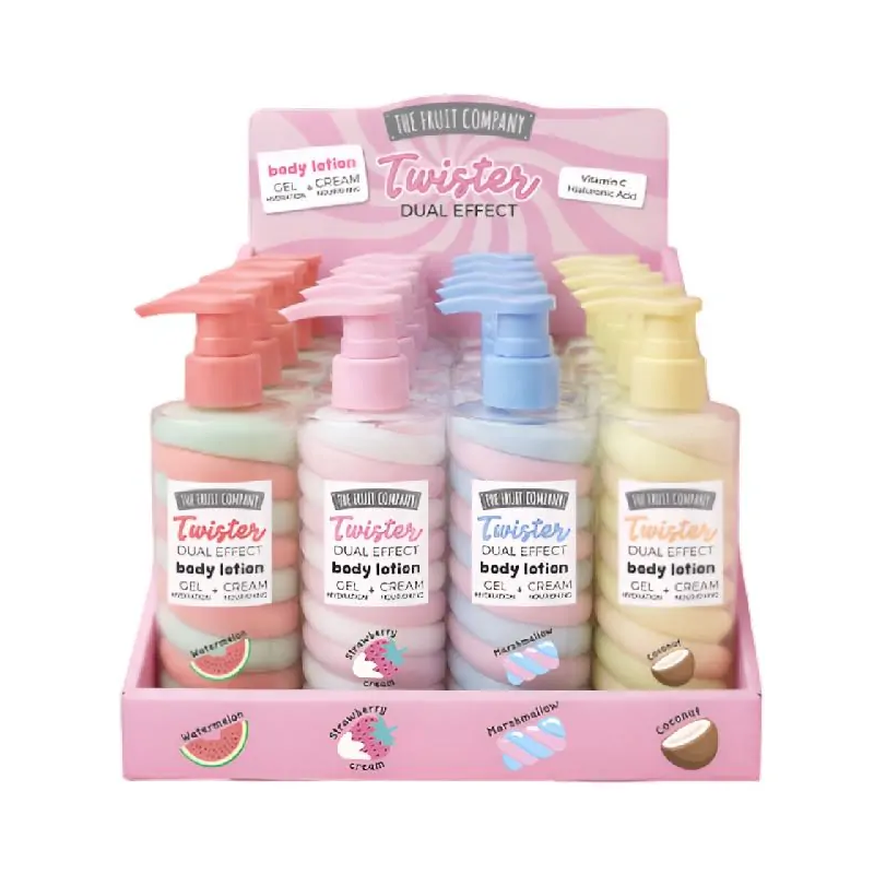 Loção Corporal Twister com Exibição de Duplo Efeito e Aromas Sortidos - The Fruit Company 1