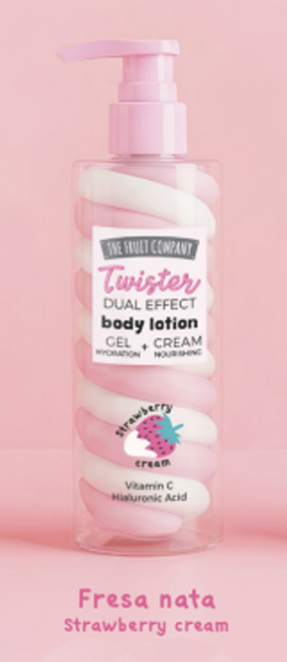 Loção Corporal Twister com Exibição de Duplo Efeito e Aromas Sortidos - The Fruit Company 3