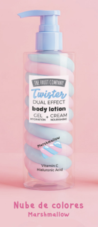 Loção Corporal Twister com Exibição de Duplo Efeito e Aromas Sortidos - The Fruit Company 5