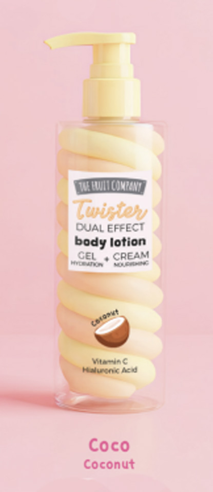 Loção Corporal Twister com Exibição de Duplo Efeito e Aromas Sortidos - The Fruit Company 6