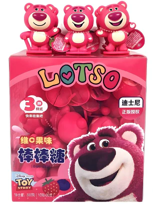Pirulito de Vitamina C Disney Lotso Fruit 10g
