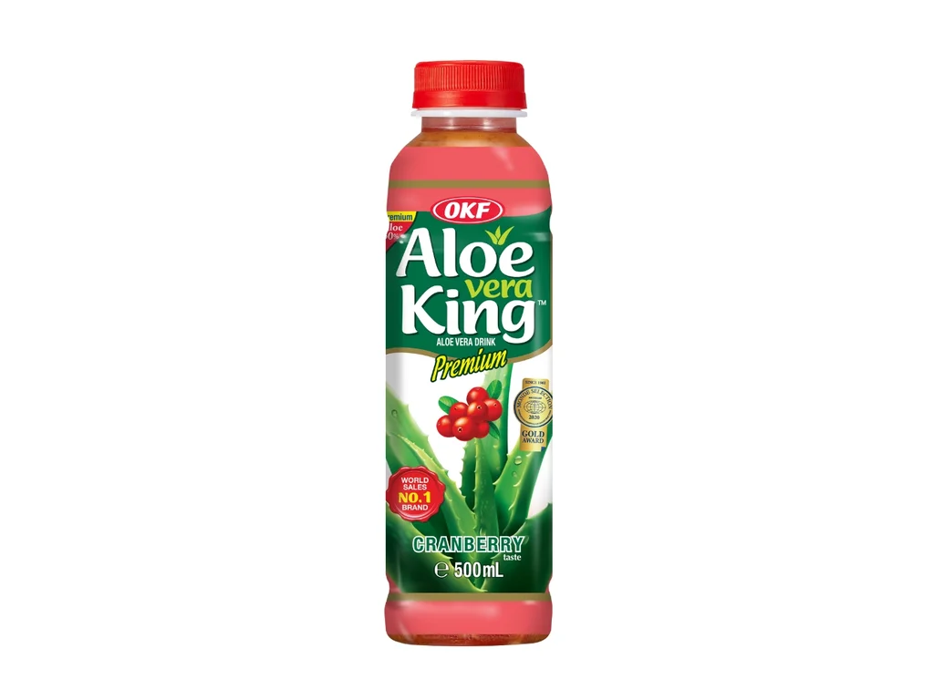 Bebida OKF Aloe Vera King Cranberry 500ml KOR 1