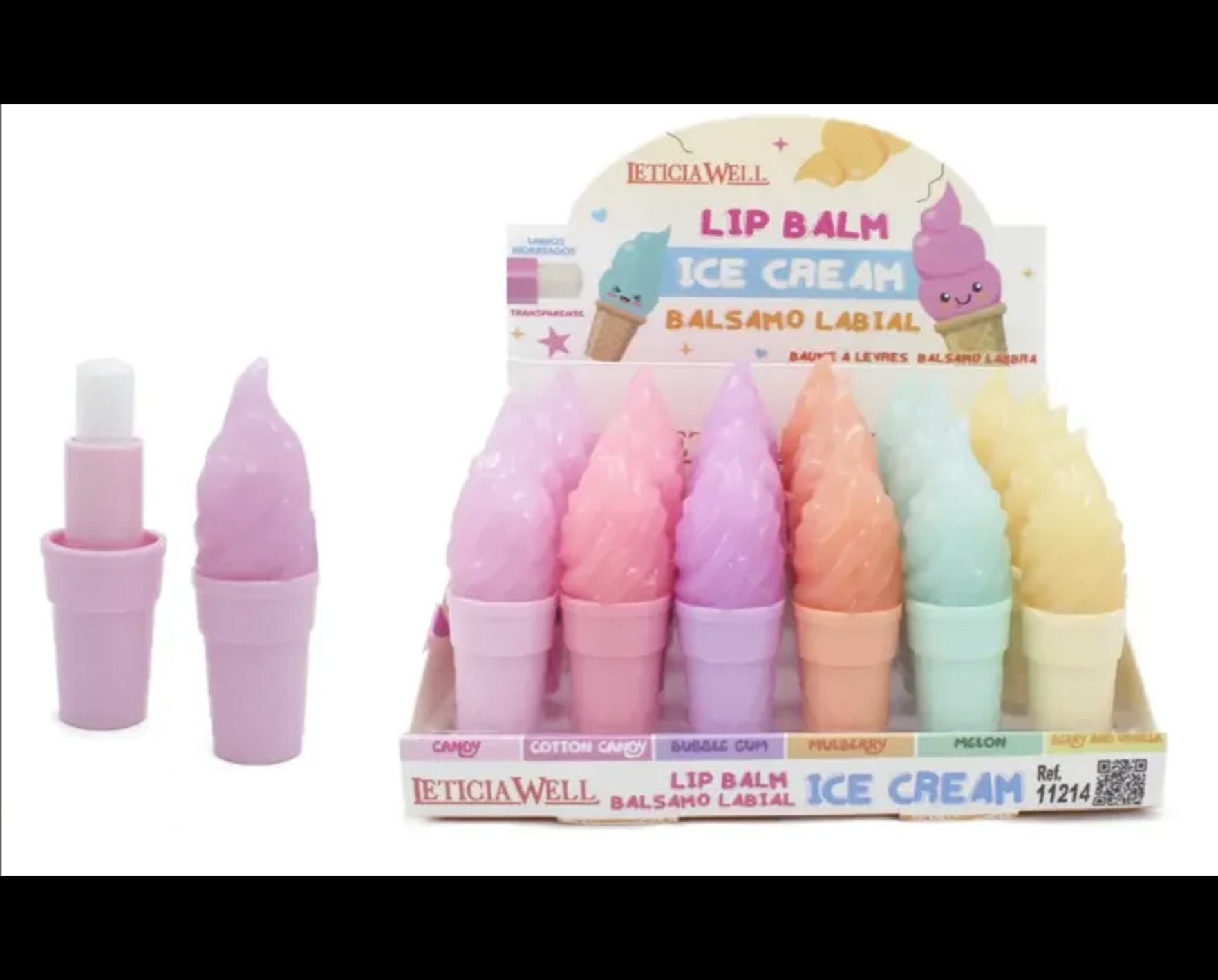 Balsamo Labial LETICIA WELL ICE CREAM 1